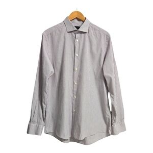 Pal Zileri Striped Button Down Dress Shirts